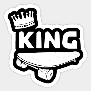 Skateboard King Sticker